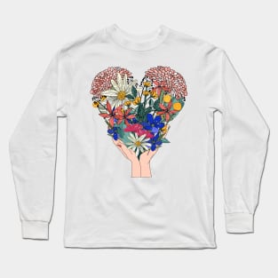 Flowers Make Love Last Long Sleeve T-Shirt